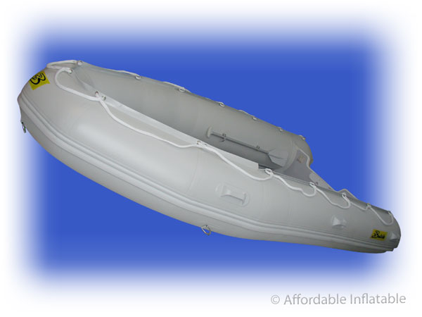 Details about 14' INFLATABLE MOTOR BOAT DINGHY PONTOON FISHING SKIFF